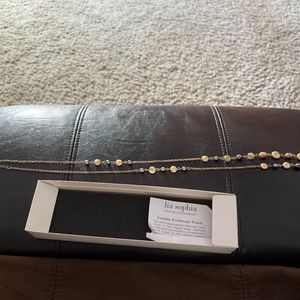 Lia Sophia long necklace.